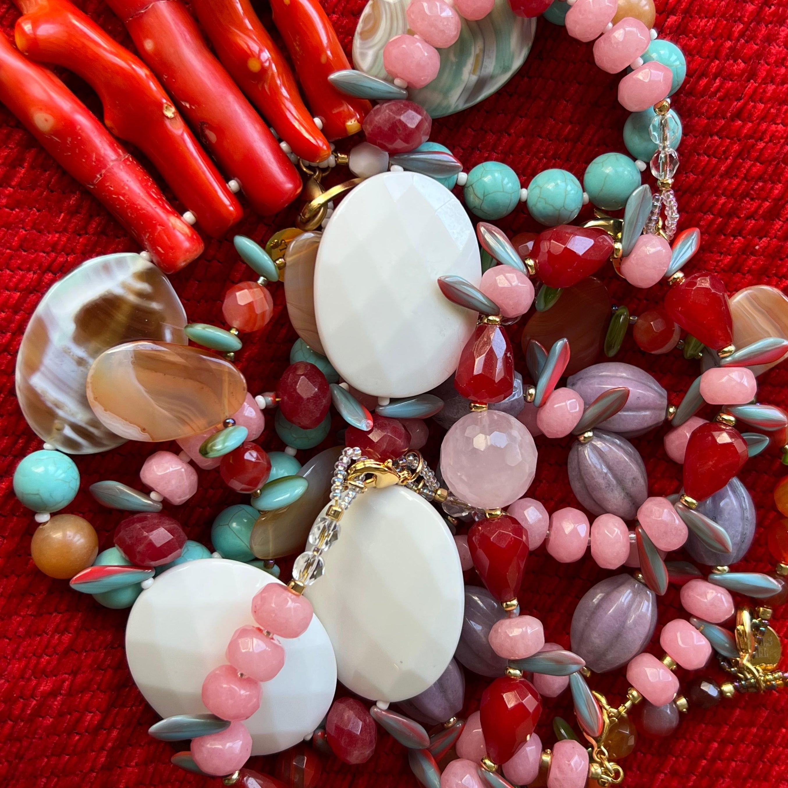 Colección Luz - tonos rojos y rosas