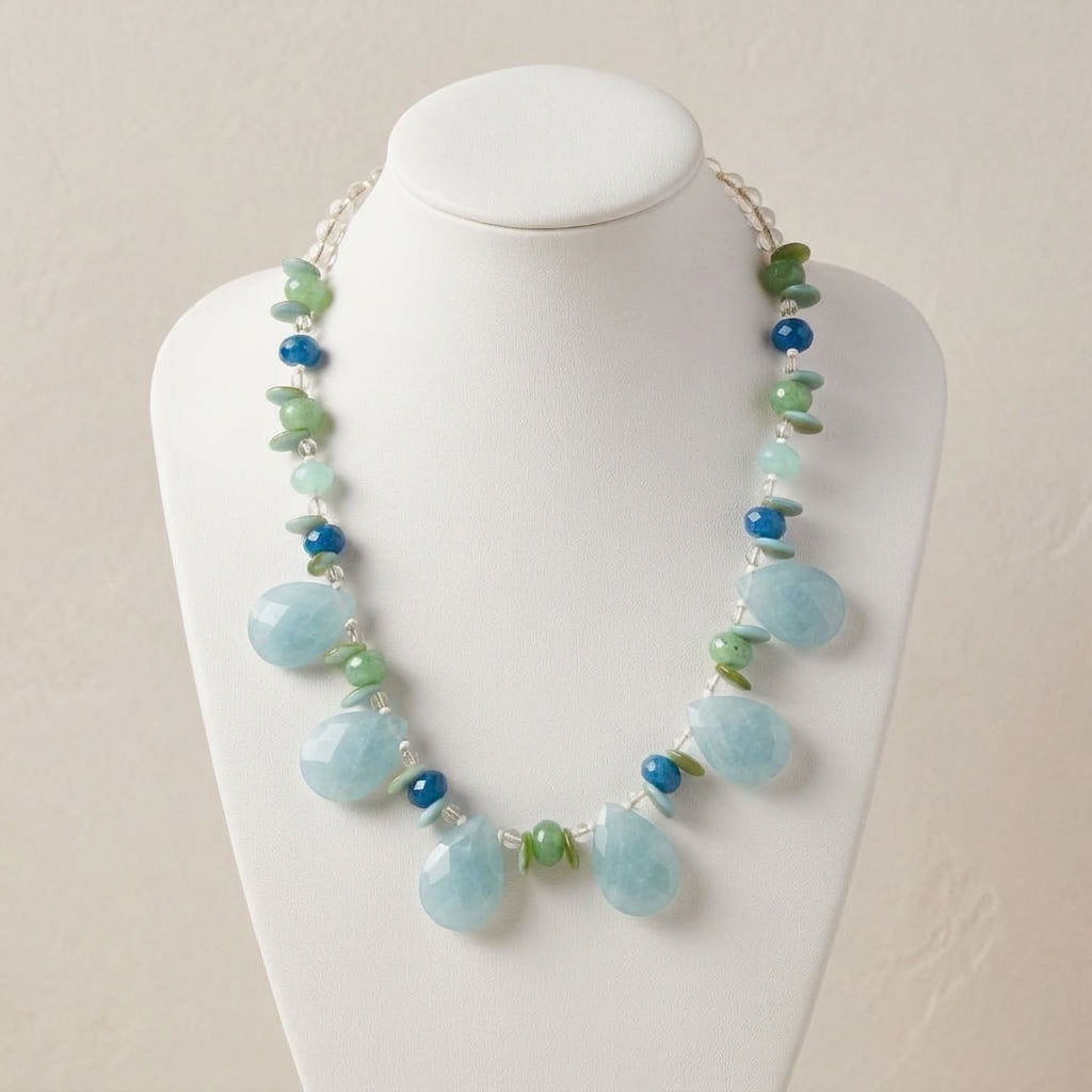 Aqua Green Necklace